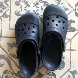 Navy blue Crocs
